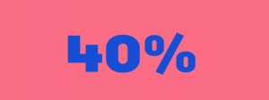40%
