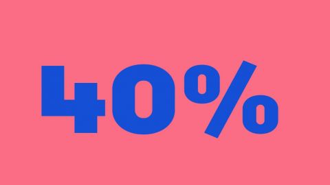 40%