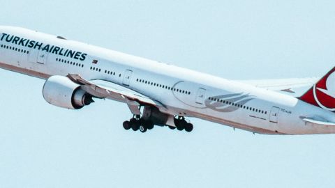 Avions Turkish Airlines dans le ciel