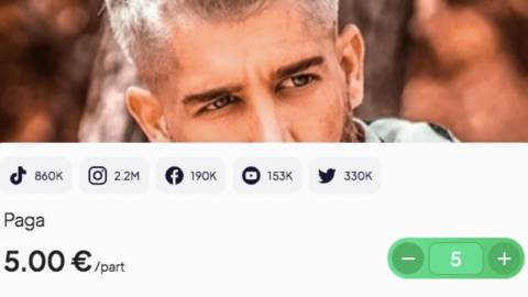 Page de Paga, star de la télé réalité sur Trendex