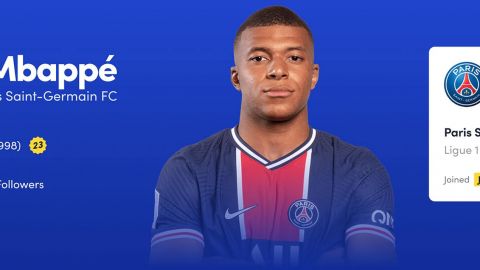 Profil de Mbappé sur Sorare