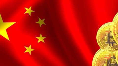 drapeau chine et bitcoins