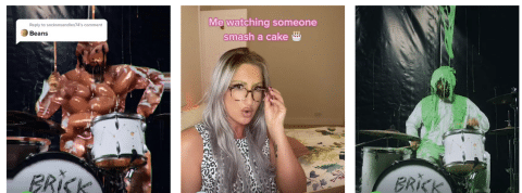 C'est quoi le sploshing ? 2 hommes couvert de liquide visqueux et une femme