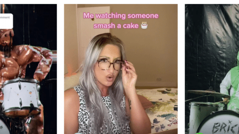 2 hommes couvert de liquide visqueux et une femme