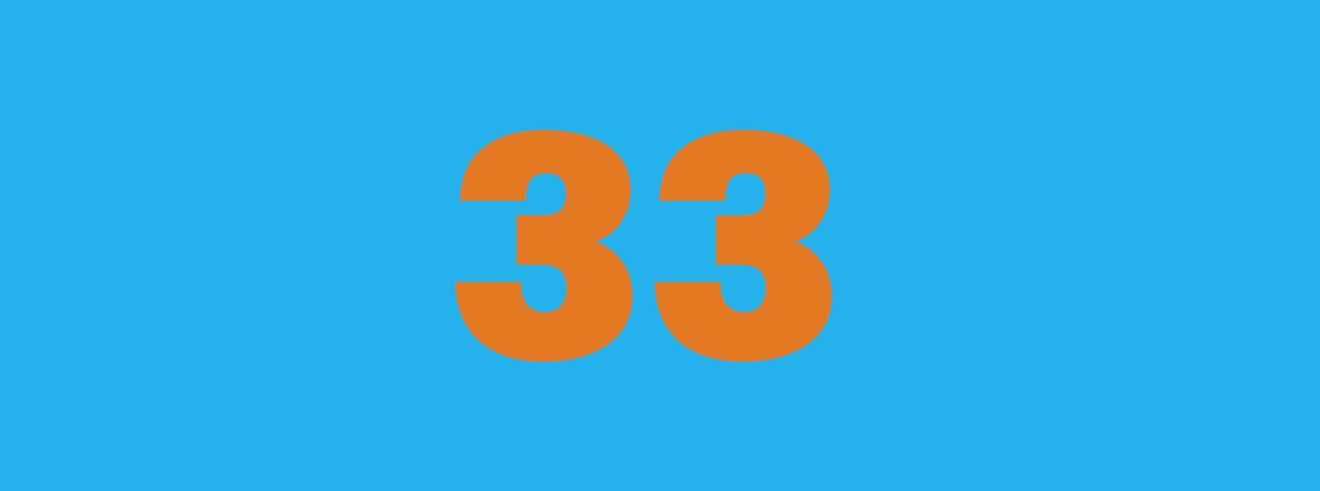 33 33