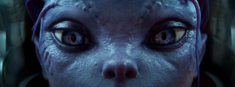 Star Atlas Personnage virtuel à la peau bleue de Star Atlas