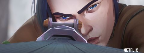 Arcane sur Netflix personnage féminin du dessin animé Arcane, sur Netflix