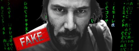 Comment des escrocs profitent de l’aura d’une star pour duper ses fans Keanu Reeves sur fond de lignes de code du film Matrix