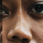 Montage de plusieurs morceaux de visage