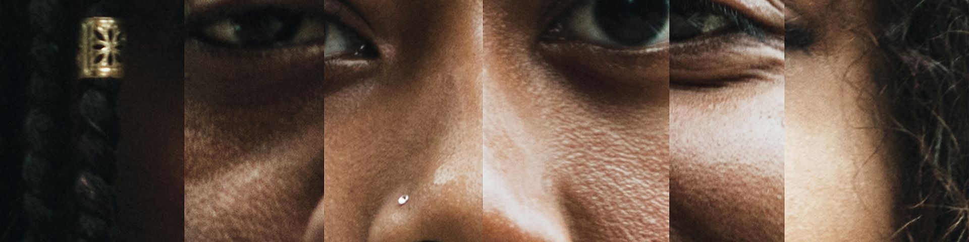 Montage de plusieurs morceaux de visage