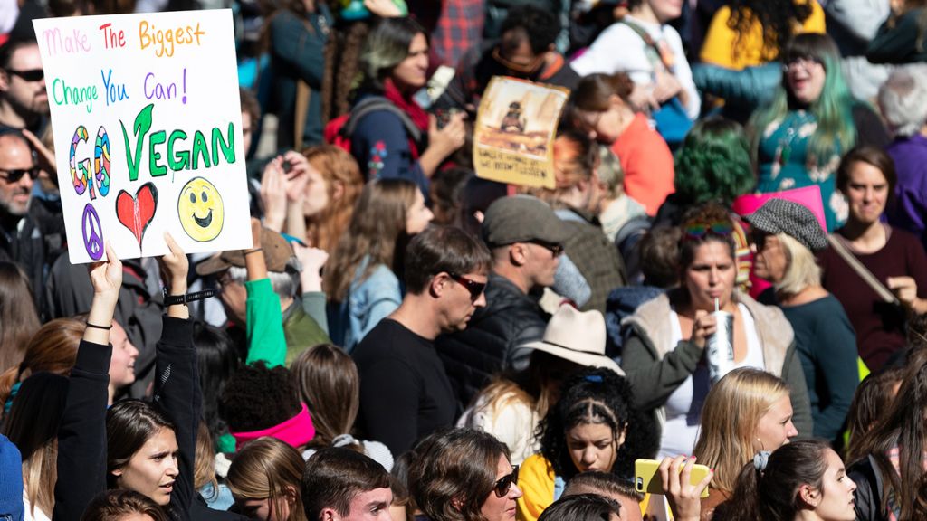 Go vegan Manifestation Go vegan