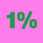 1%