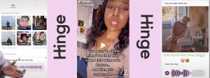 Montage avec des vidéos TikTok sur la fonctionnalité Hinge voice prompt