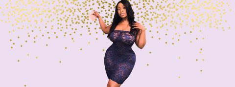 Jay Free Jeune femme aux formes très généreuses et à la taille très fine