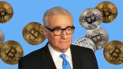 Martin Scorsese sur fond de bitcoins