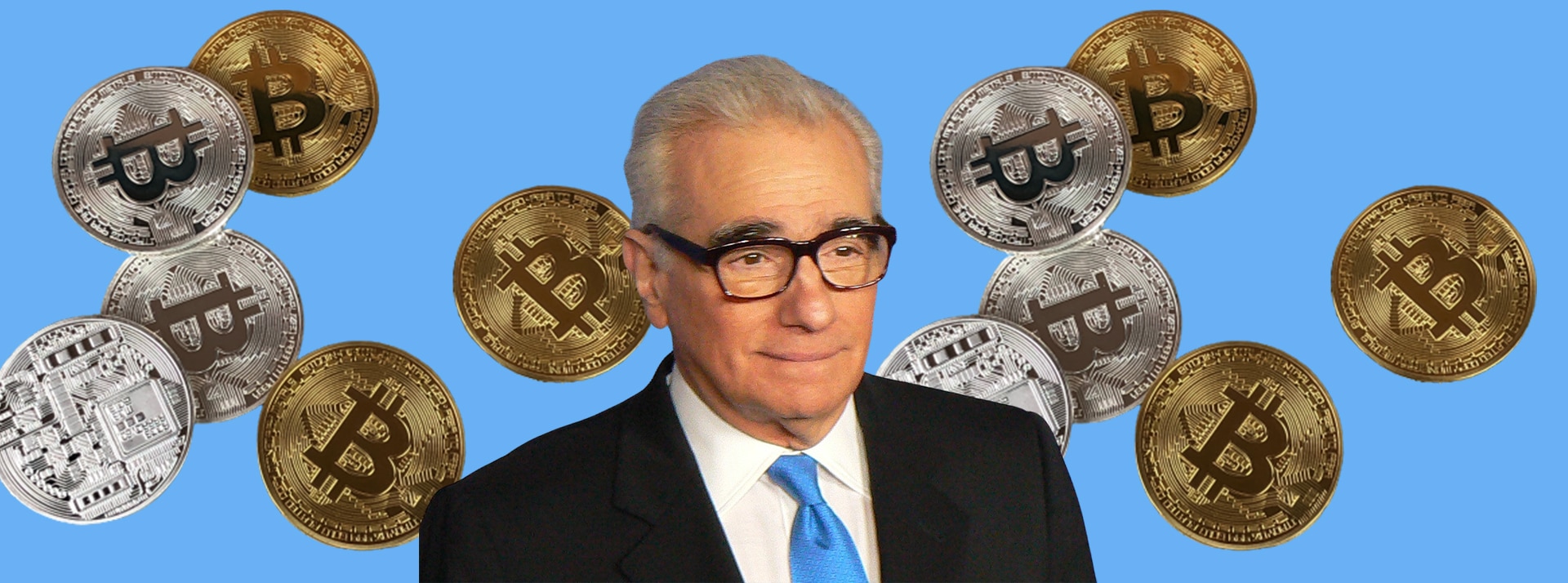Scorsese - L'ADN Martin Scorsese sur fond de bitcoins