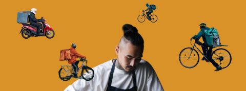 Pourquoi les applis de livraison ont tout d'une arnaque Un restaurateur accablé et des livreurs qui gravitent autour