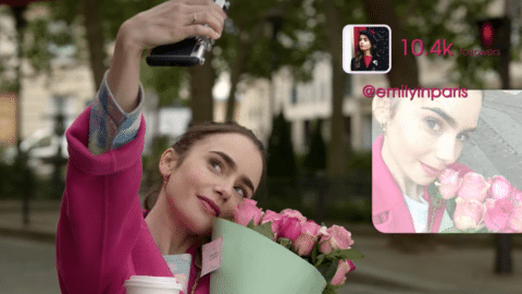 Capture écran de la série Netflix Emiliy in Paris