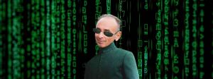 Eric Zemmour sur fond de matrix
