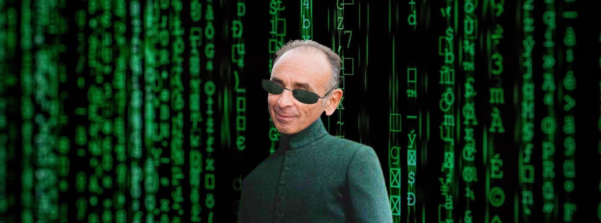 Présidentielle 2022 : pourquoi le moteur de recherche « Zemmour pour tous » peut tout chambouler ? Eric Zemmour sur fond de matrix