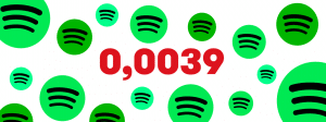 0,0039€, le salaire par lecture d’un artiste sur Spotify