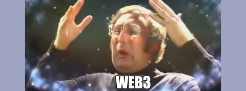 La Silicon Valley se passionne pour le Web3, mais c’est quoi au juste ? Mème d'un homme l'air soufflé par une découverte
