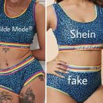 modèle original et la copie Shein