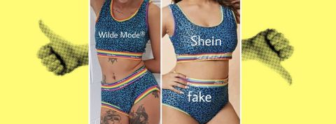 modèle original et la copie Shein