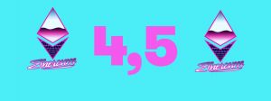Chiffre 4,5 et logos ethereum