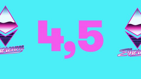 Chiffre 4,5 et logos ethereum