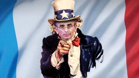 Montage Uncle Sam I want you avec tête de Zemmour