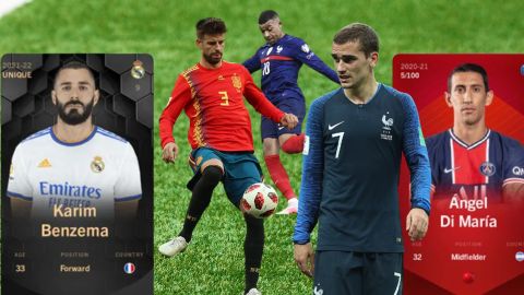 Le modèle Sorare à la loupe : comment la startup française réinvente le gaming Des joueurs de foot et des cartes Sorare sur un terrain de foot