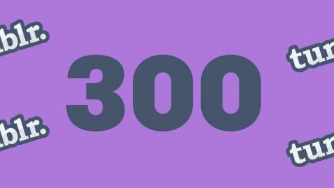chifffre 300 et logo tumblr