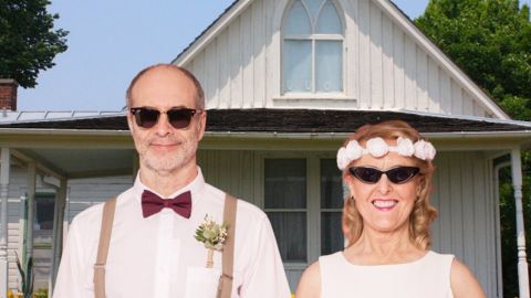 Photomontage reprenant l'oeuvre American gothic