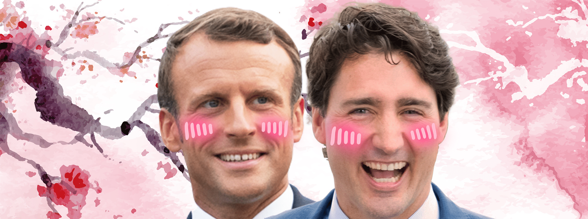 macdeau3 Macron et Trudeau, c'est pour la vie
