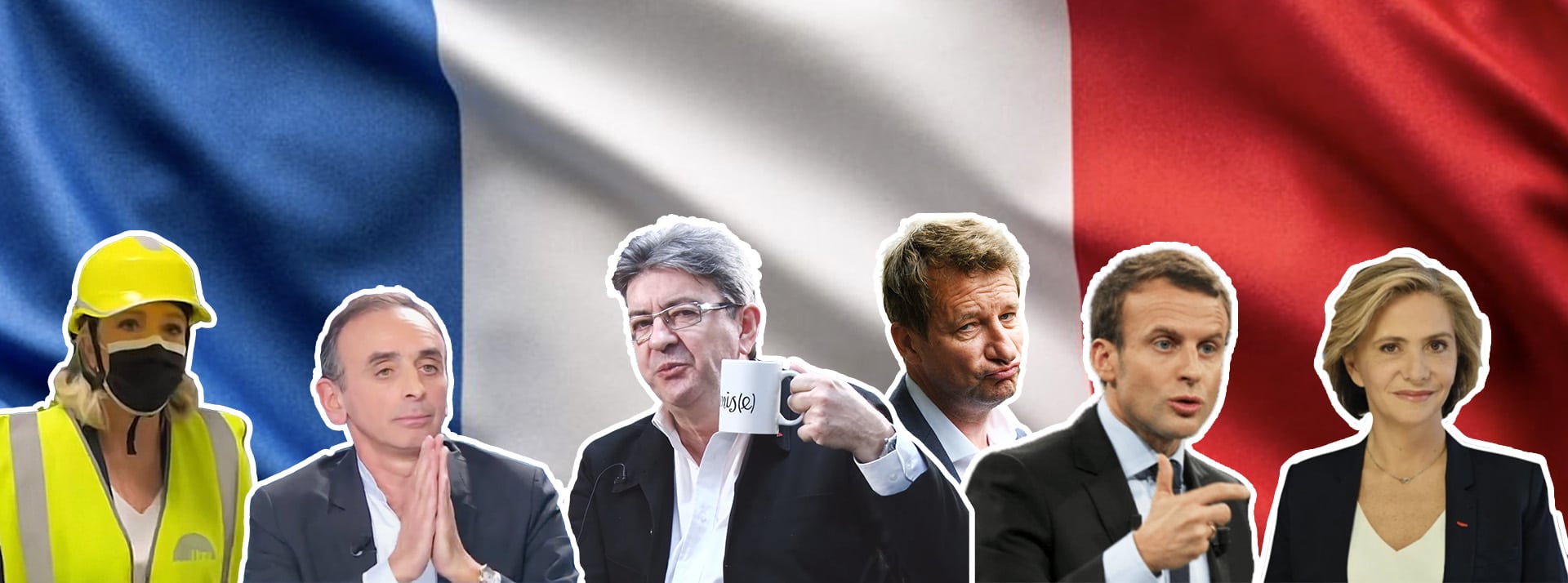 presidentilles, les applis pour choisir - L'ADN Le pen, Zemmour, Mélenchon, Jadot, Macron, Pécresse