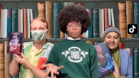 De gauche à droite, @averyqueerbookclub, @the.ones.about.books et @aymansbooks