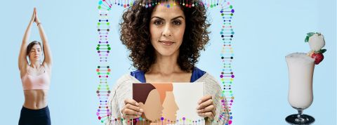 De la sécurité à la nourriture personnalisée : ces startups ont fait de notre ADN leur business Une femme fait du yoga, une femme tient un test génétique et un milkshake