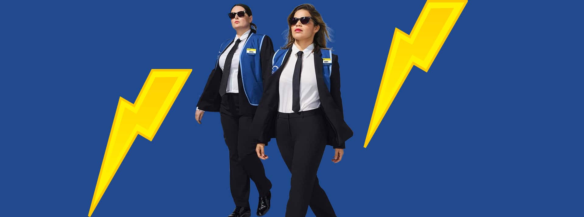 Deux actrices de la série NBC Superstore