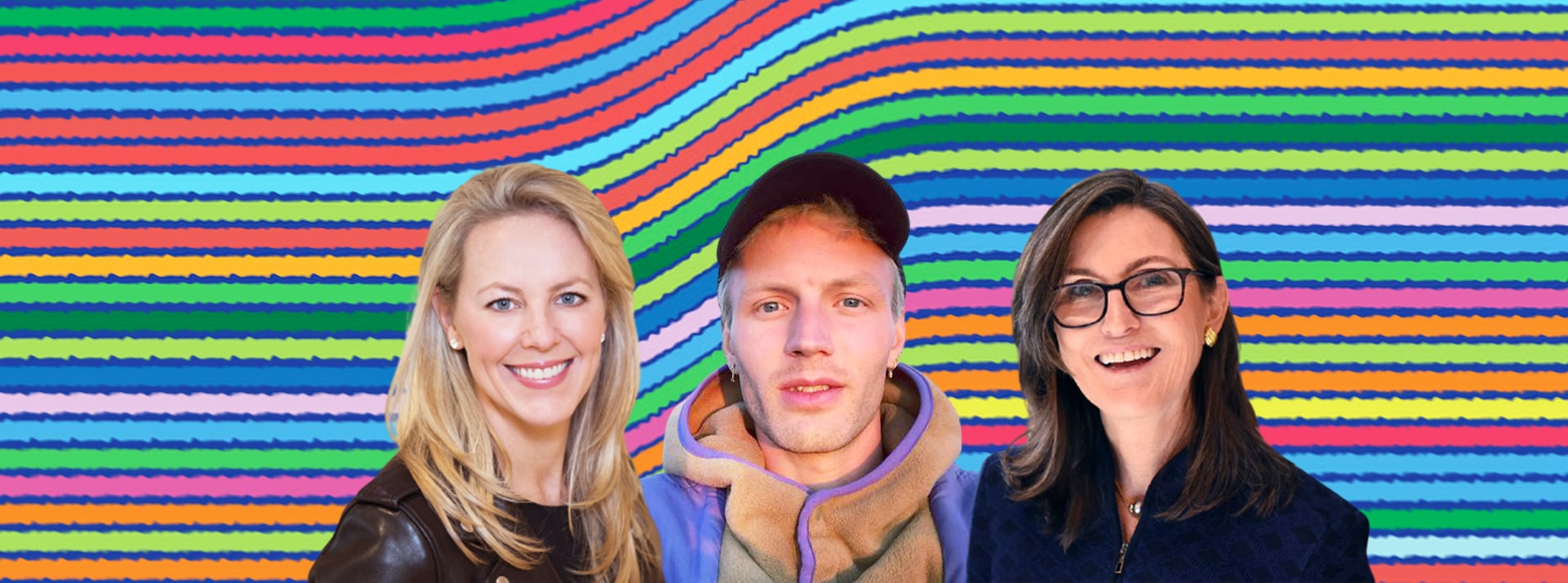 Kathryn Haun, Olaf Carlson-Wee et Cathie Wood