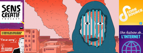 podcast Un patchwork des différentes affiche du podcast