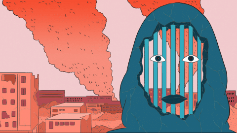 Un patchwork des différentes affiche du podcast