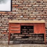 Meubles vintage (bureau, chaise)