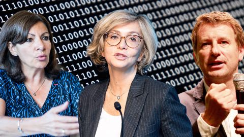 Anne Hidalgo, Valérie Pécresse et Yannick Jadot