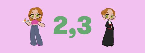 A quoi ressemblera le travail en 2035 ? Le chiffre 2,3 sur fond rose avec deux filles de chaque côté