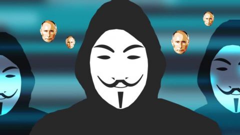Anonymous et Poutine