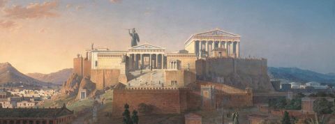 Avec Praxis, les investisseurs crypto veulent créer la ville du futur Peinture d'Athènes antique