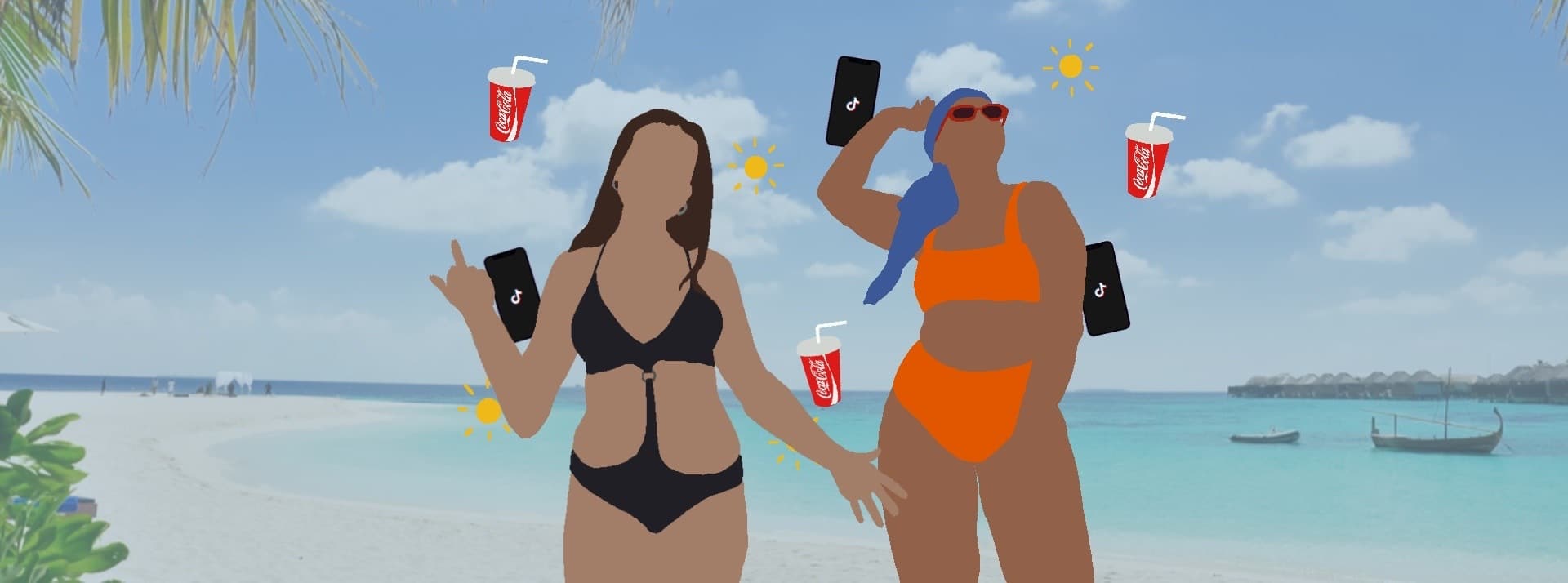 C'est quoi le feral girl summer ? - L'ADN Deux filles en maillot de bain sur la plage