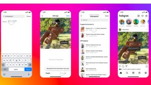 Capture d'écran de l'application instagram