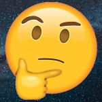 emoji qui réfléchit et icône informatique quantique